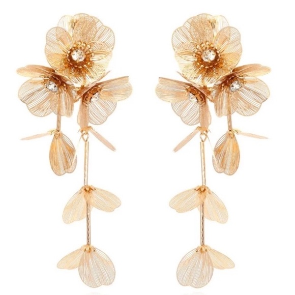 Zara Kate Middleton cascading floral earrings - Picture 4 of 7